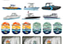 illustrate your boat into realistic cartoon or vector